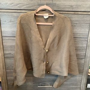 Arula Ribbed Cardigan in Olive